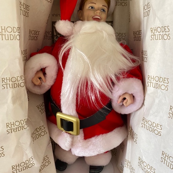 Vintage 1991 Norman Rockwell Ashton Drake Scotty Plays Santa MINT IN BOX - Picture 6 of 15